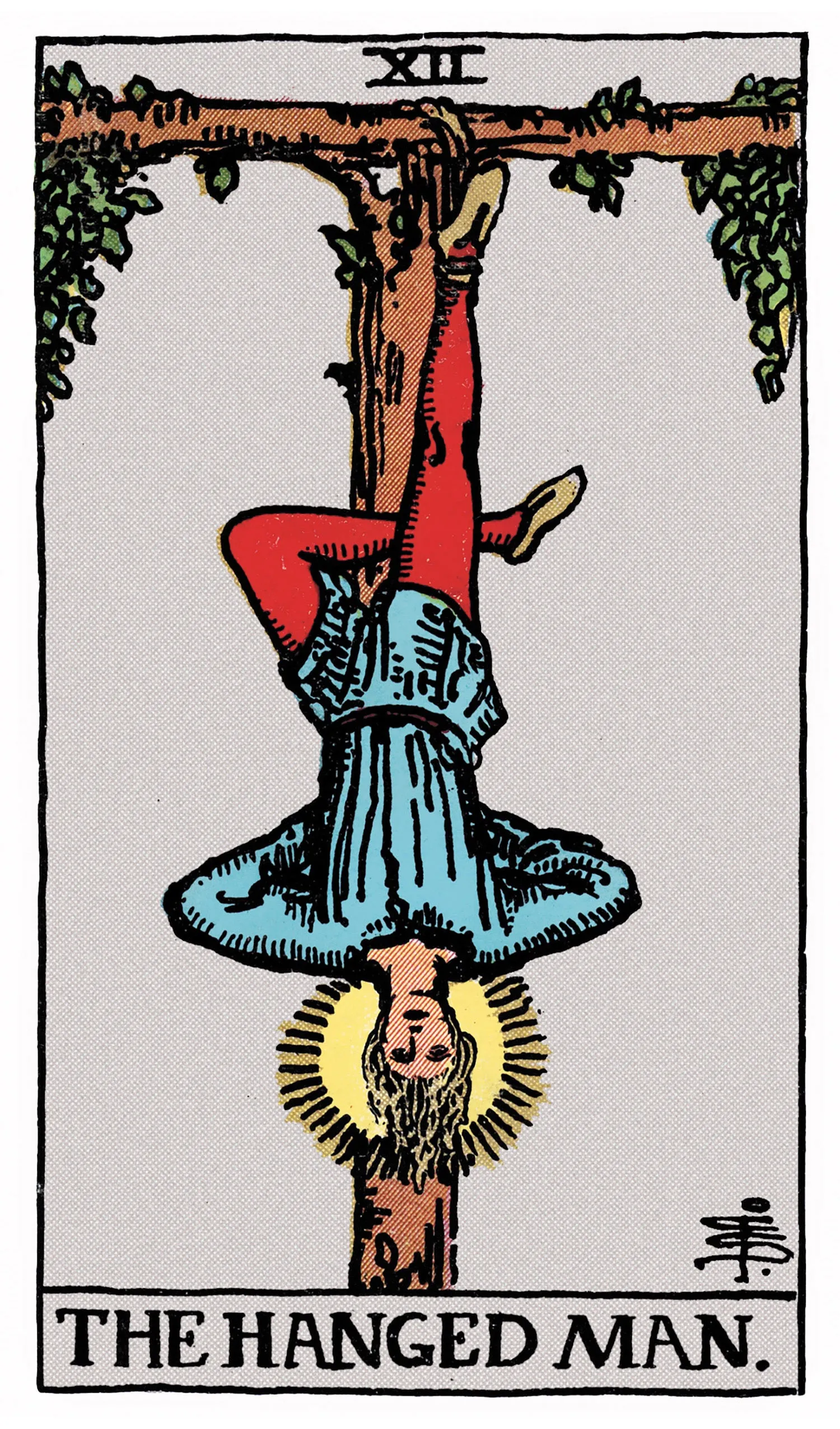 The Hanged Man Tarot card