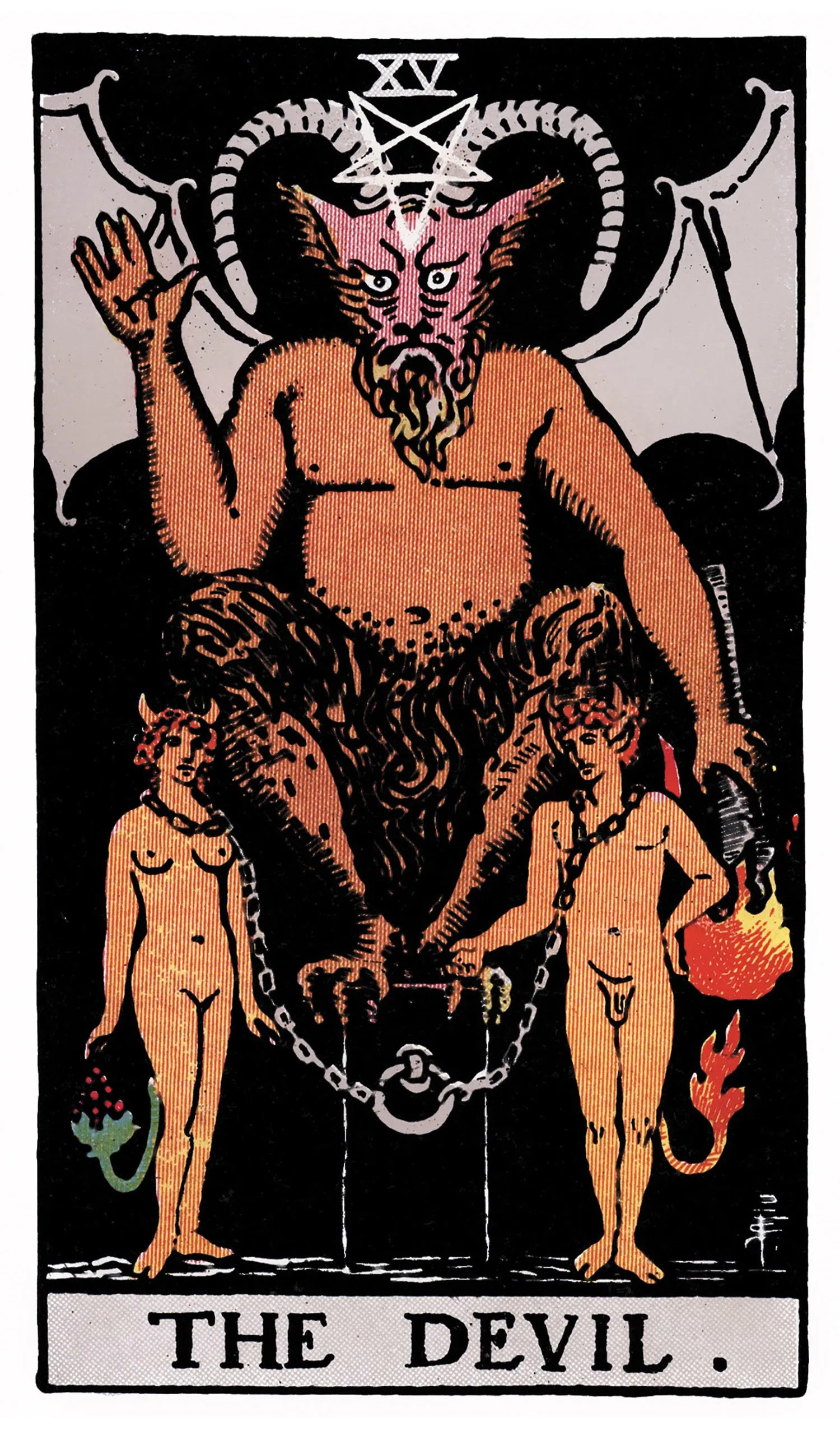 The Devil Tarot card