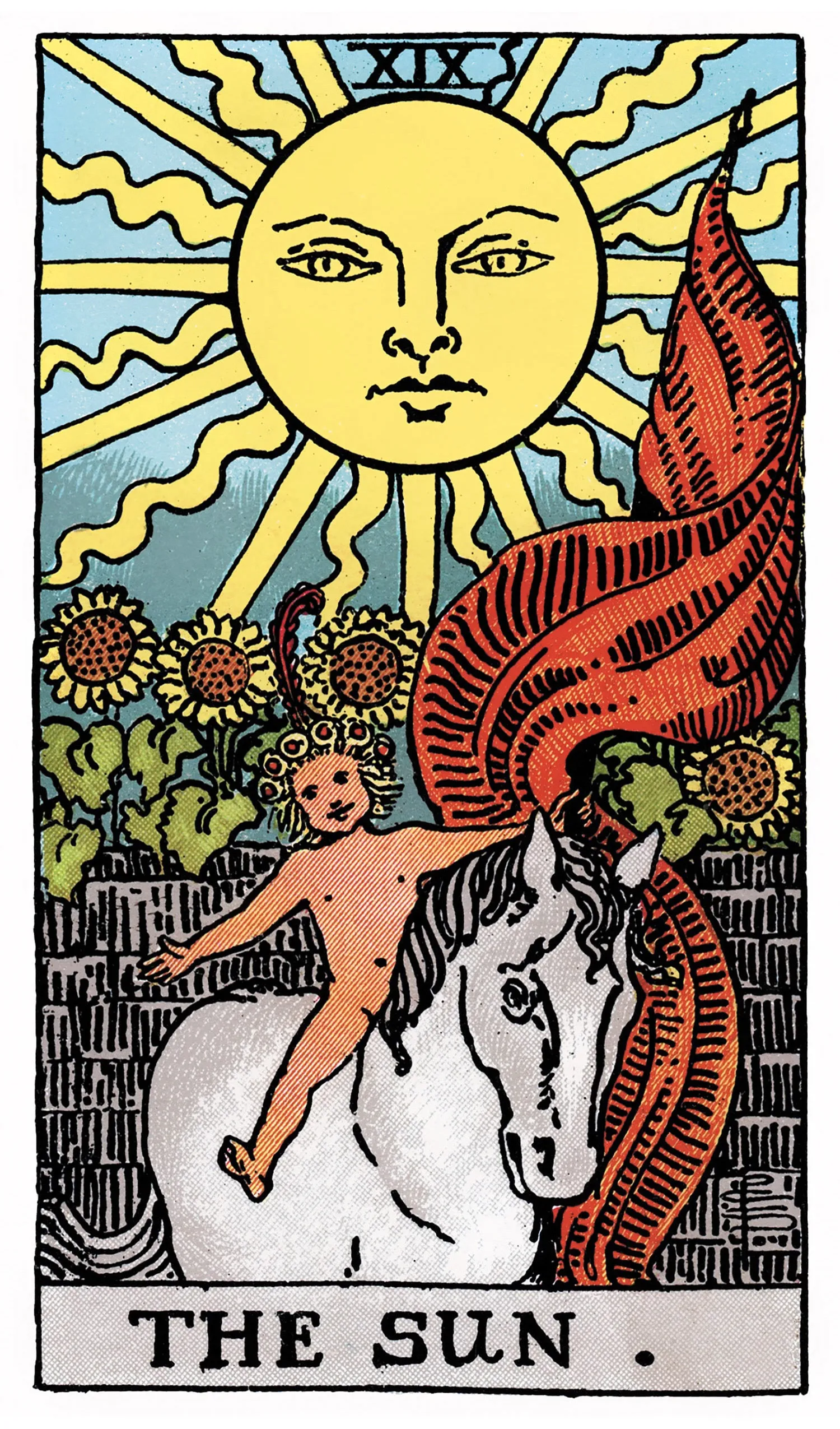 The Sun Tarot card