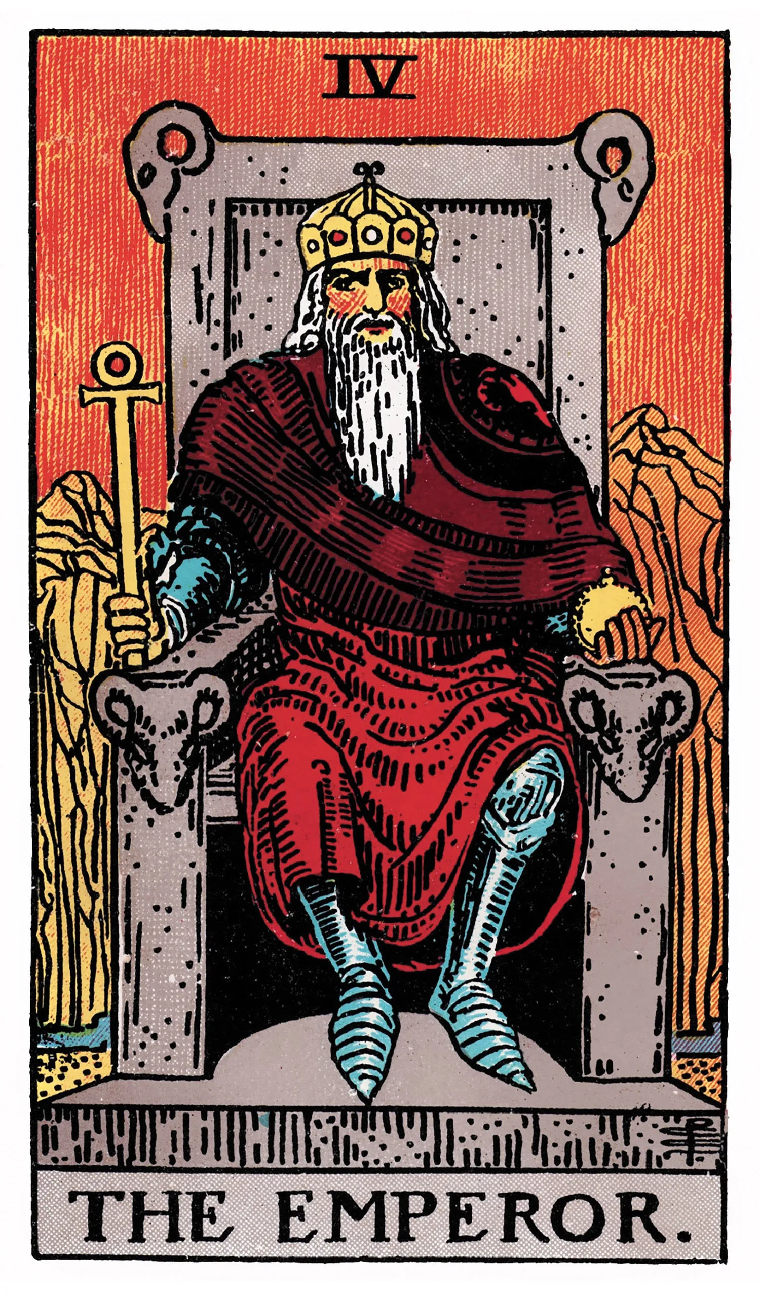 The Emperor Tarot card