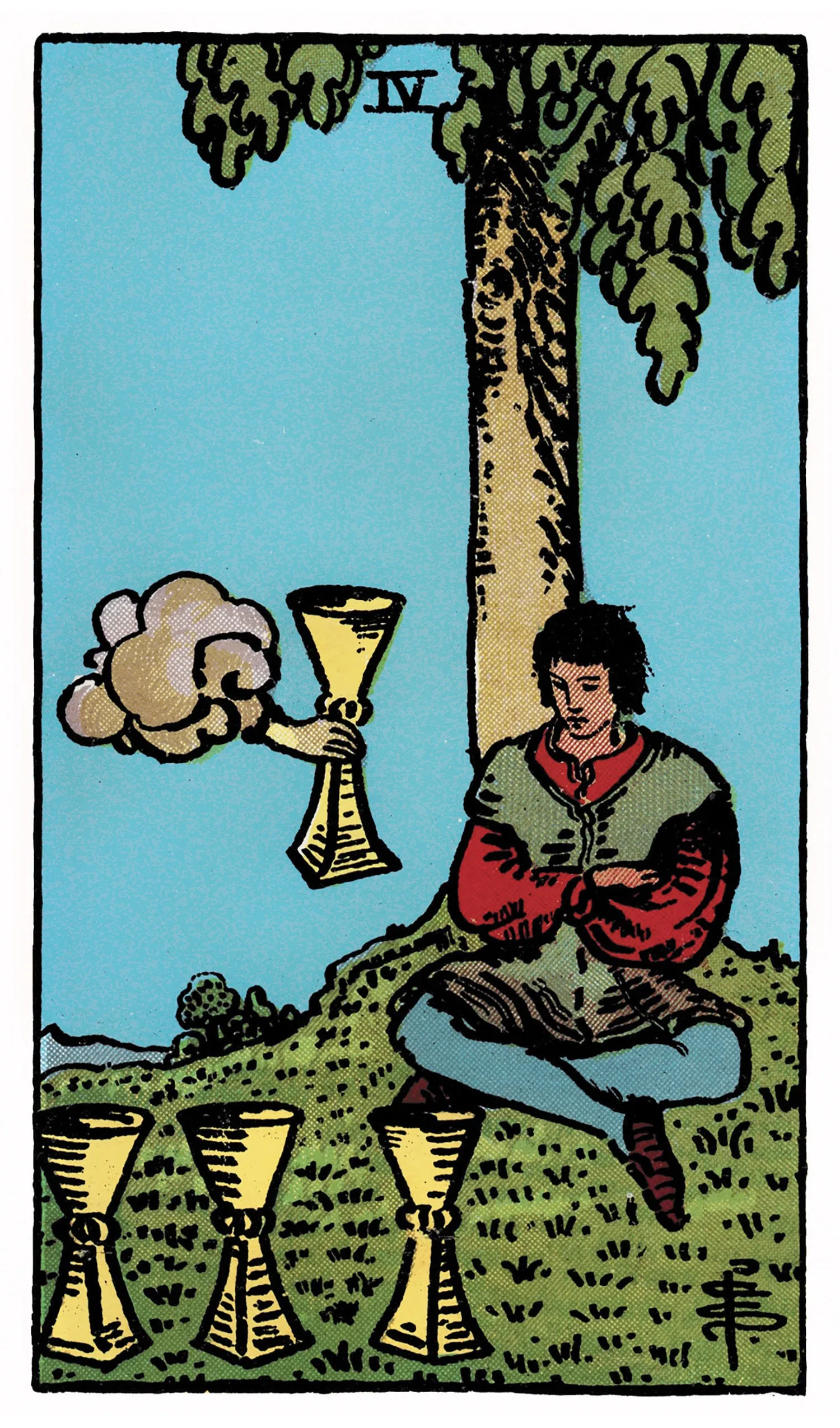 Four of Cups Tarot card