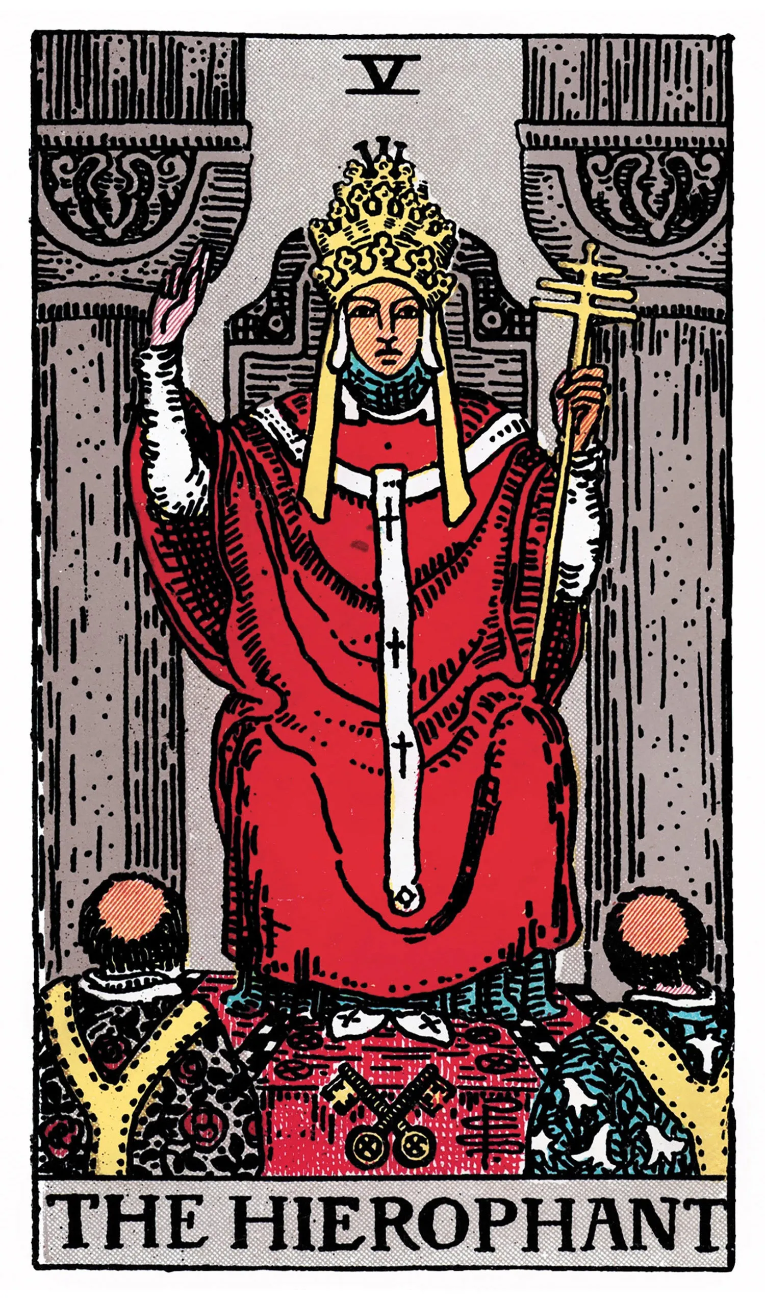 The Hierophant Tarot card