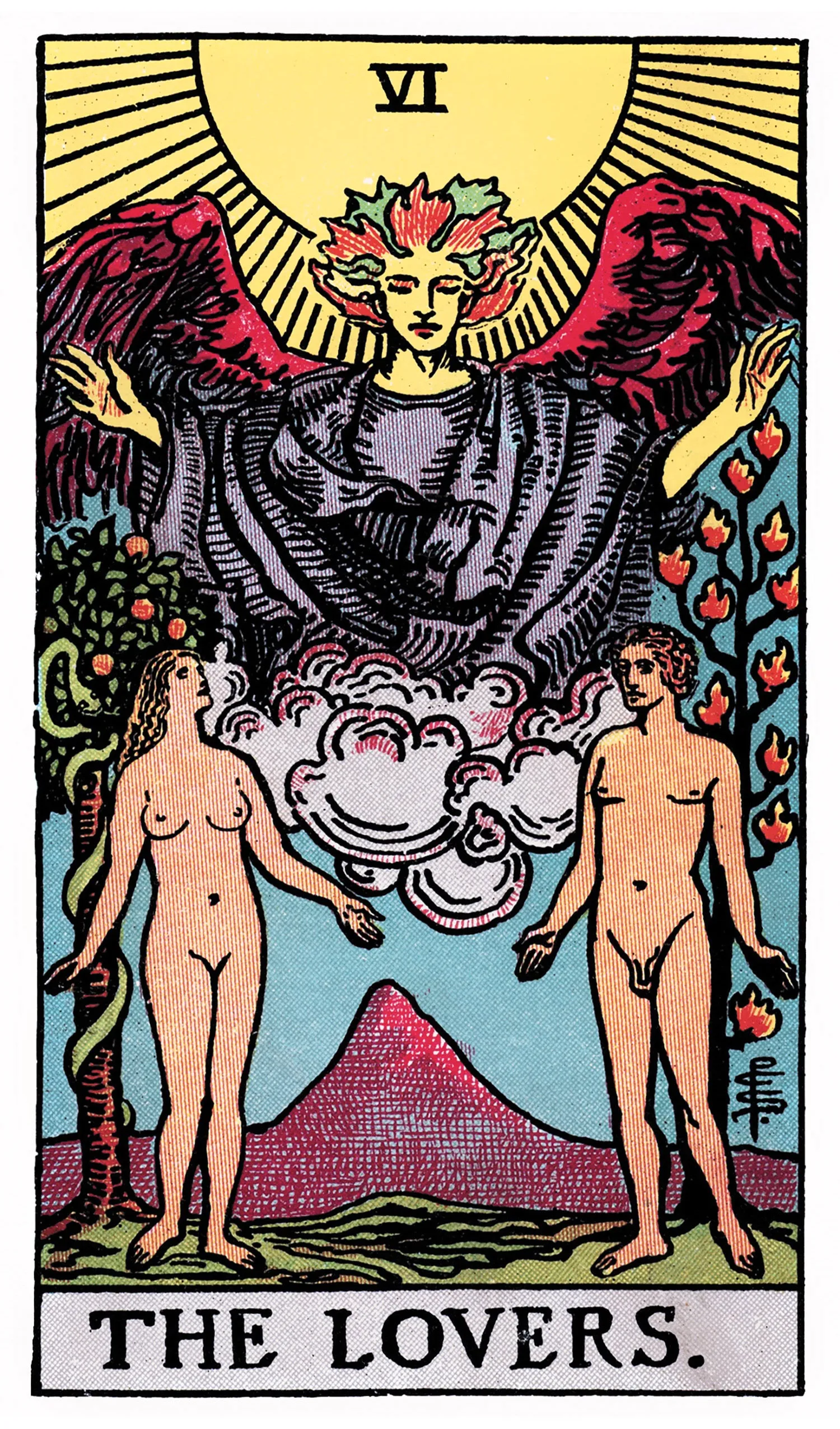 The Lovers Tarot card