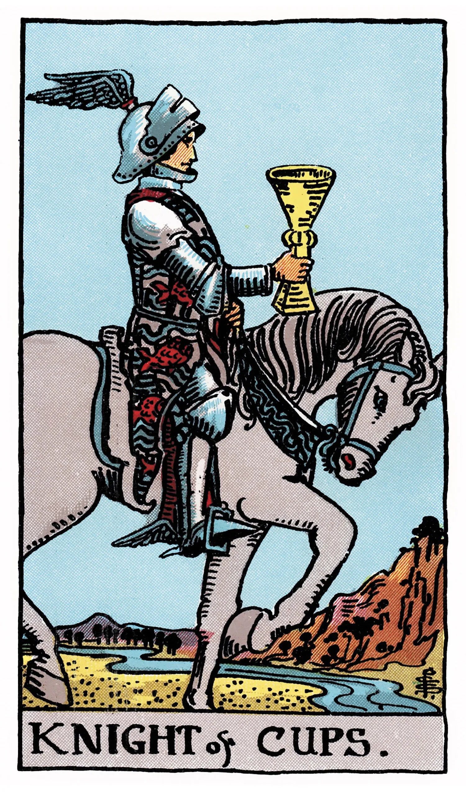 Knight of Cups Tarot card