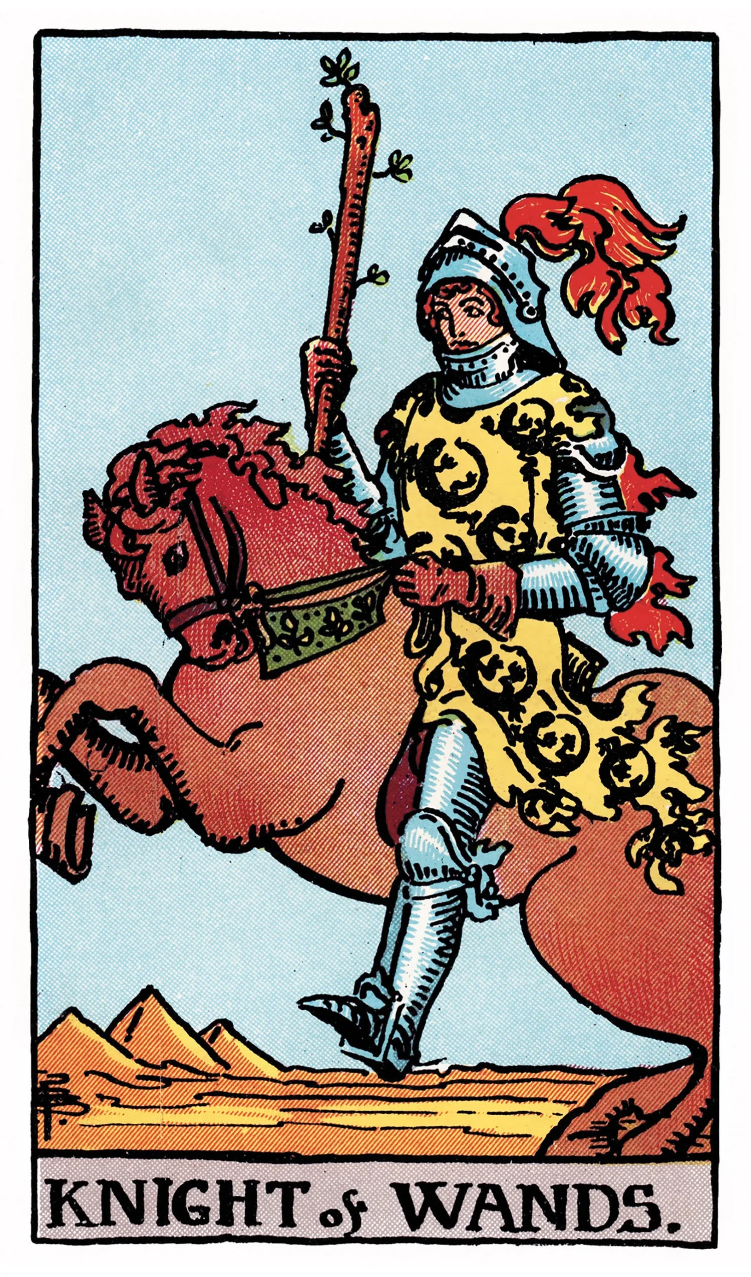 Knight of Wands Tarot card